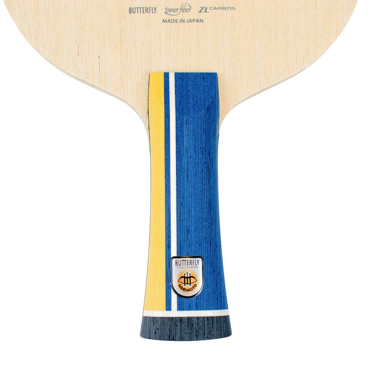 Harimoto Innerforce ZLC Blade: Flared Handle Close-up
